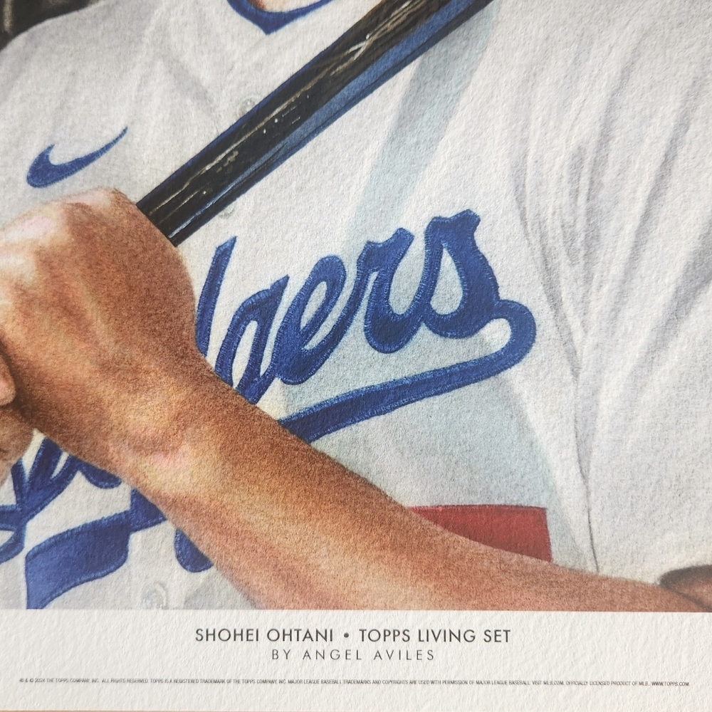 Shohei Ohtani - Topps Living Set Fine Art Print #729 - Picture 3 of 6